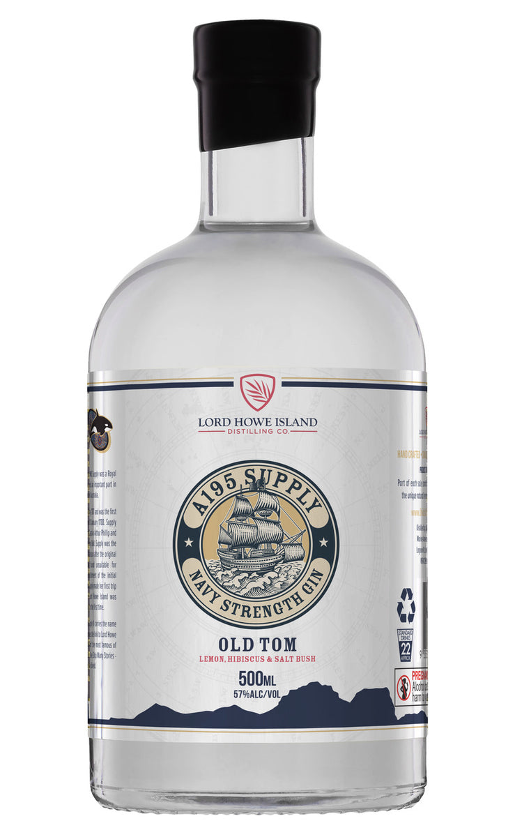 Old Tom Gin 500ml Lord Howe Island Distilling Co