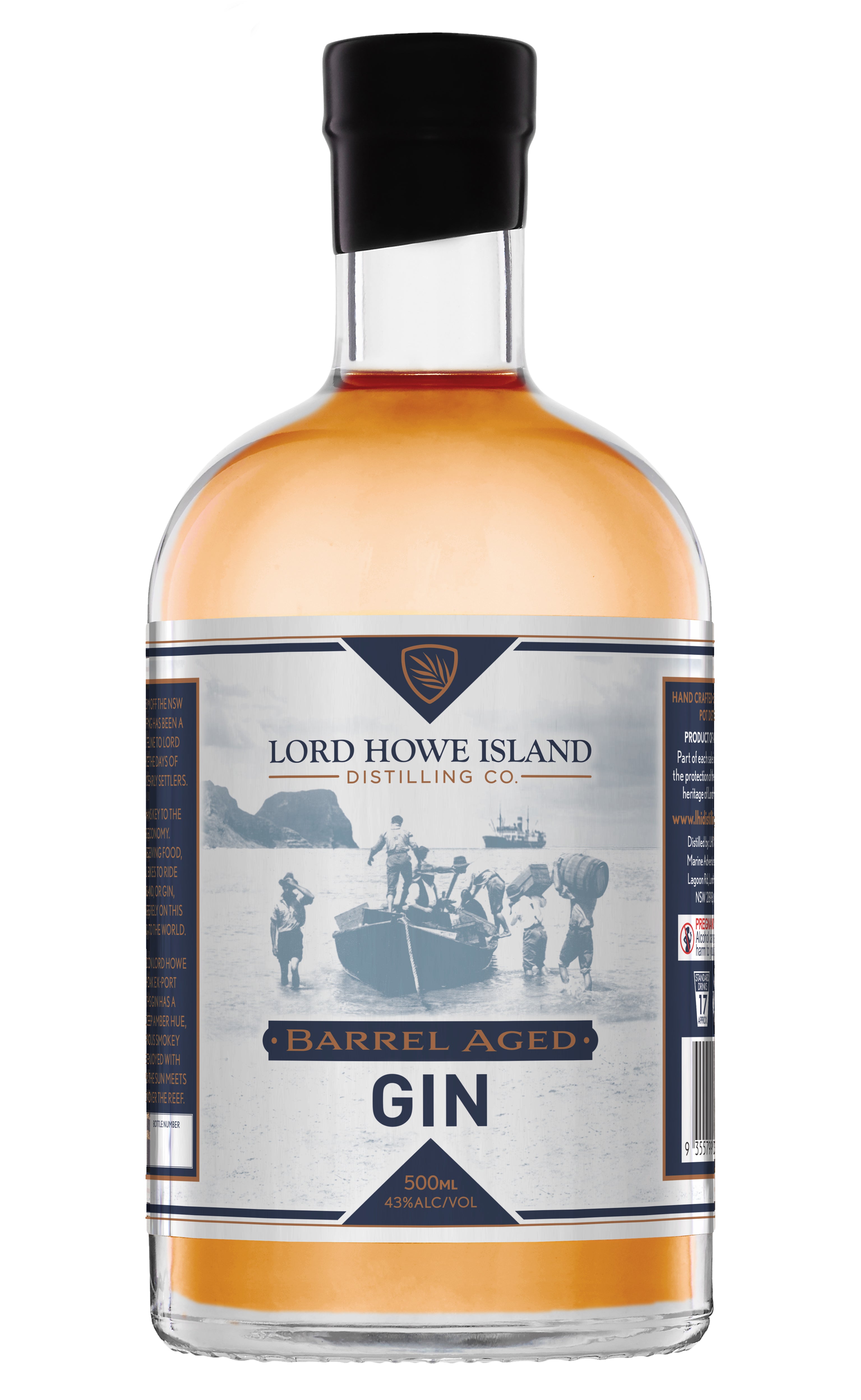 洋酒 桶装陈酿杜松子酒500ml – Lord Howe Island Distilling Co