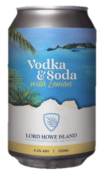 Vodka & Soda with Lemon 16-Case